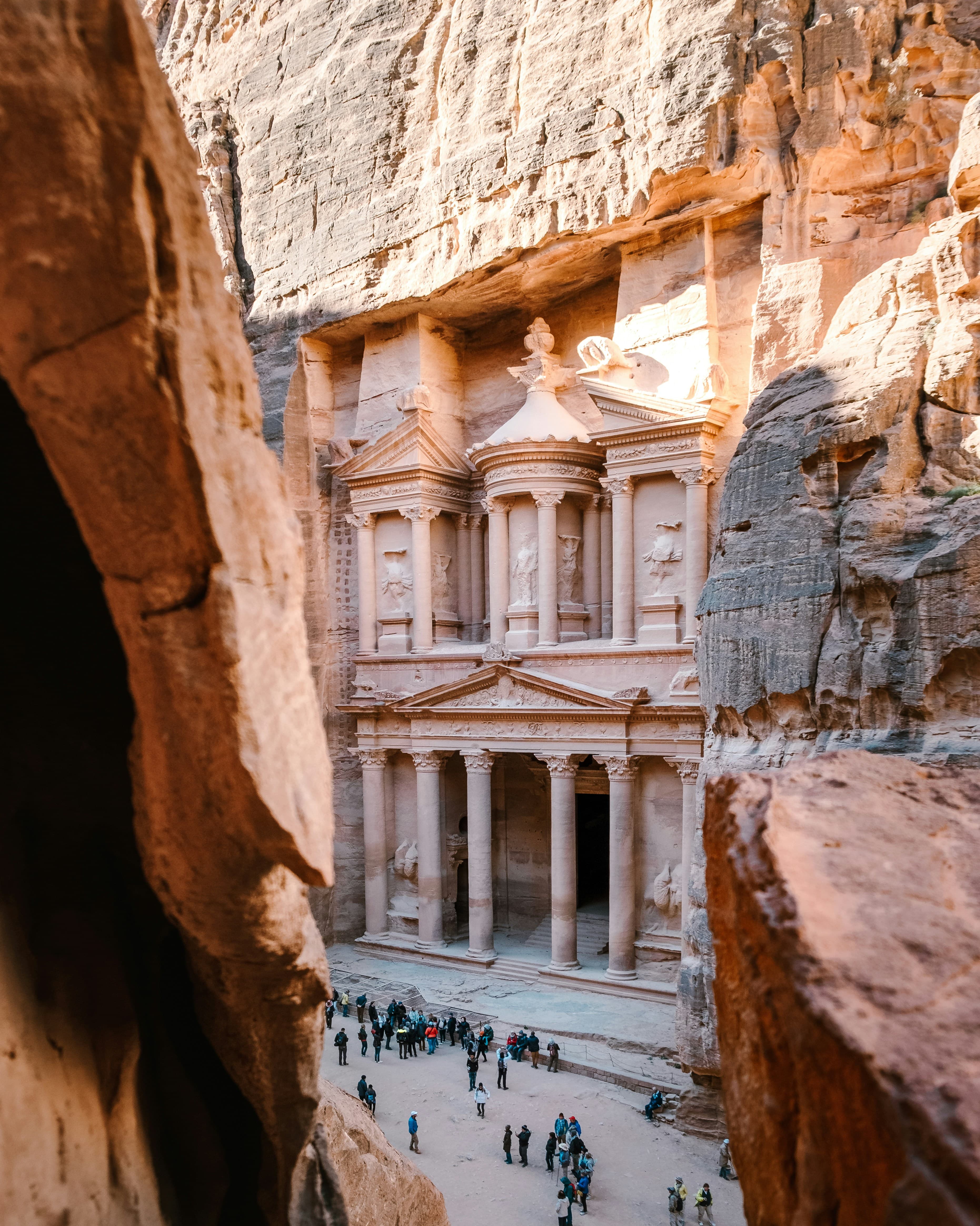 The Treasury at Petra in Jordan